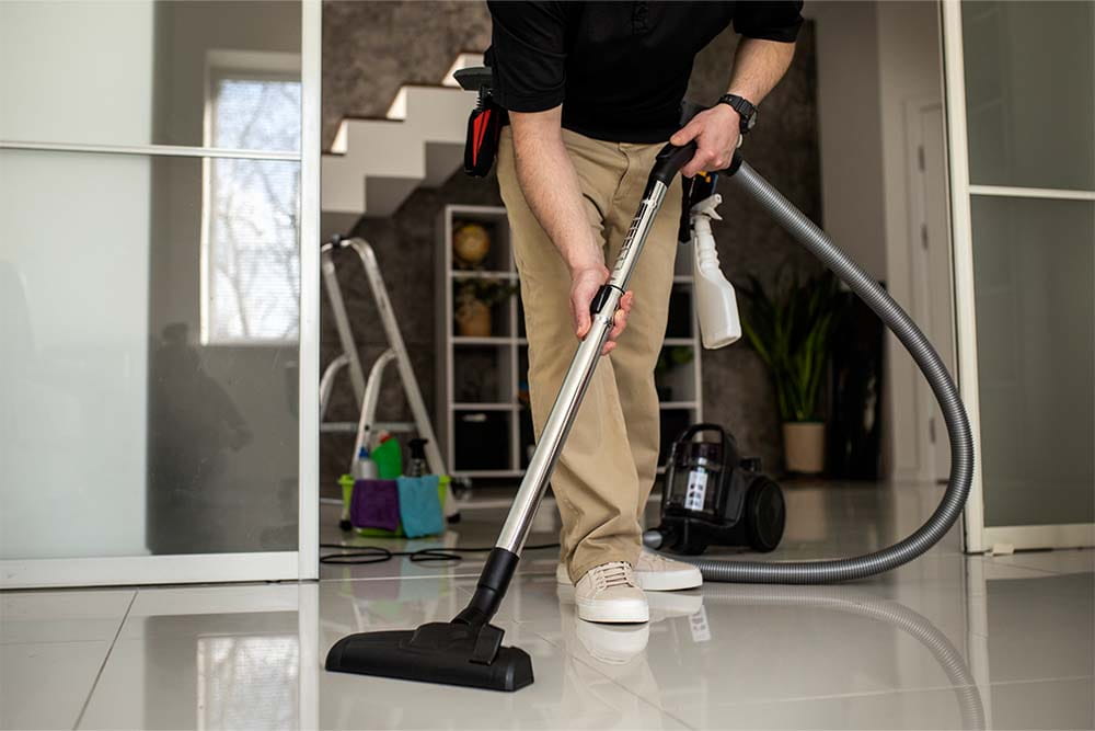 accupied flat cleaning